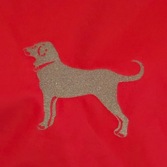 The Black Dog Childs Sz L Reflective Stripe Hooded Lined Windbreaker Unisex - Picture 6 of 6